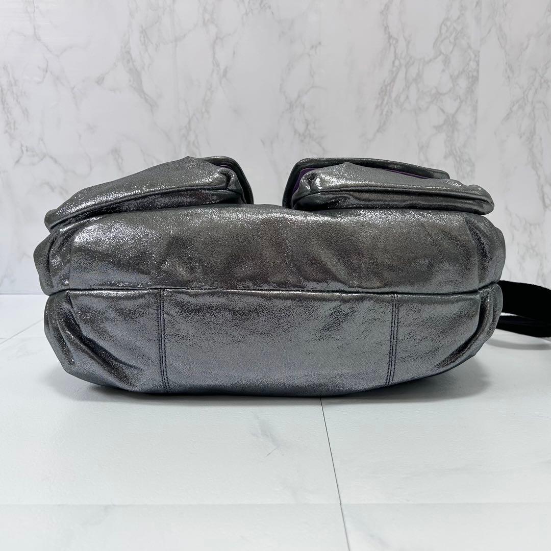 COACH 2way バッグ Glitter Silver DECORATOM_COM_BR