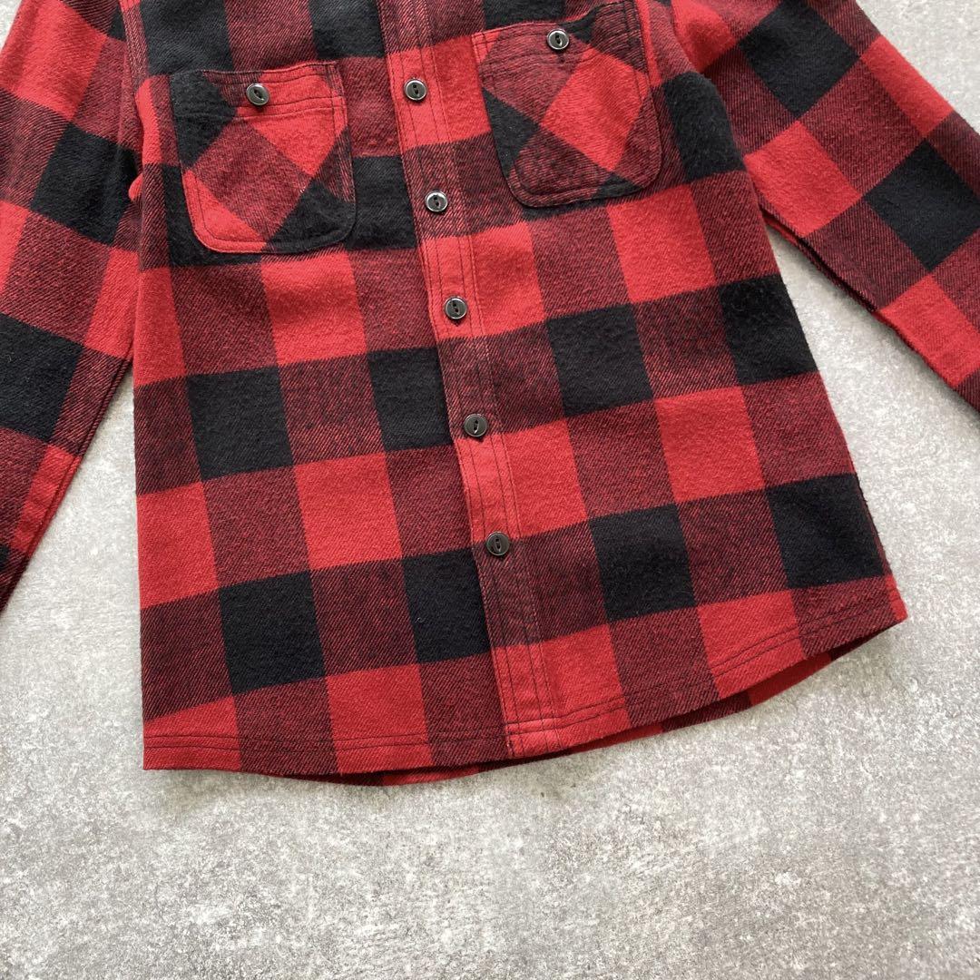 【JACK ROSE】 バッファローチェックシャツ 刺繍 ローリングストーンズ