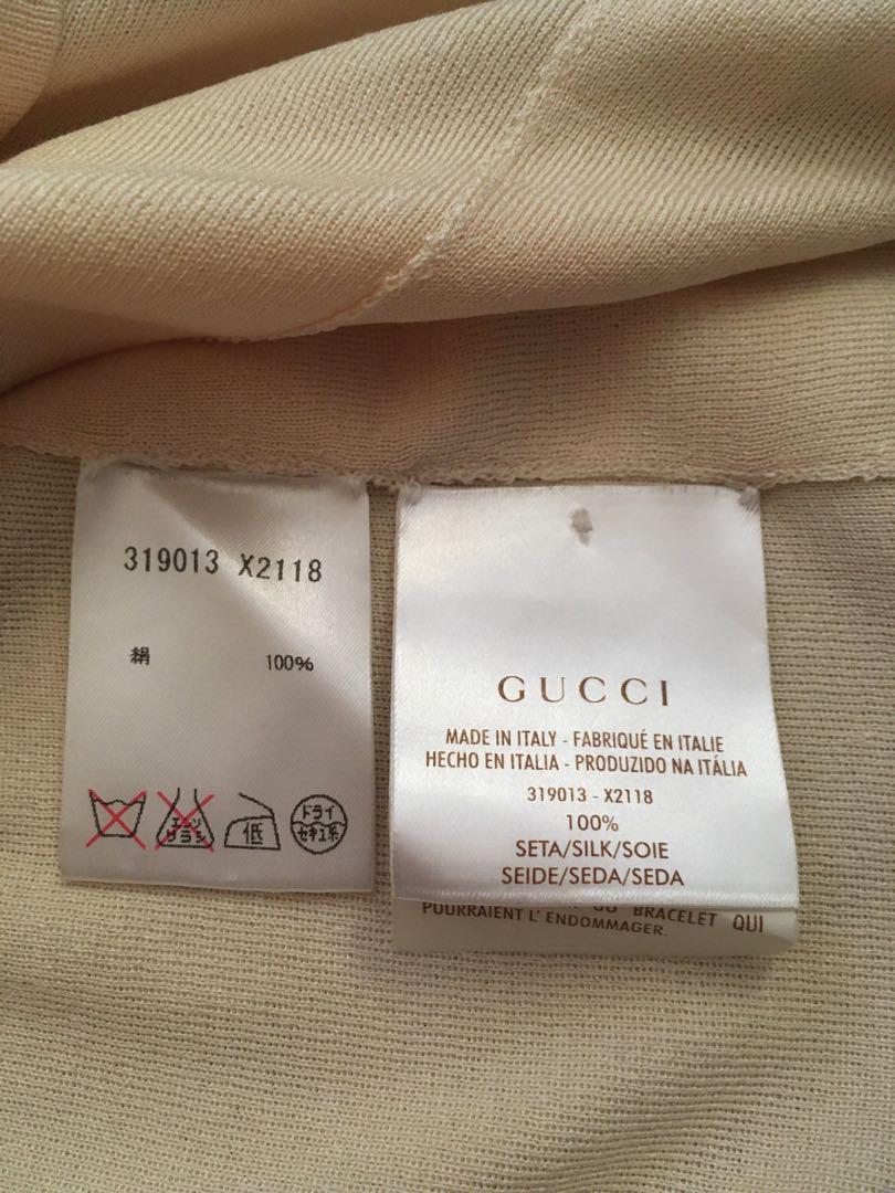 GUCCI シルク　半袖ニット　カットソー