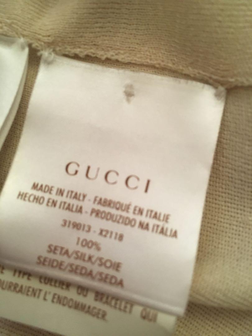 GUCCI シルク　半袖ニット　カットソー