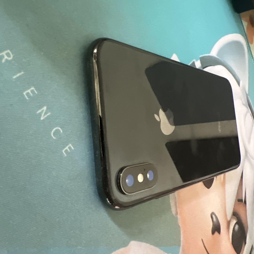 iPhone X 256g simフリー 美品 充電ケース付き