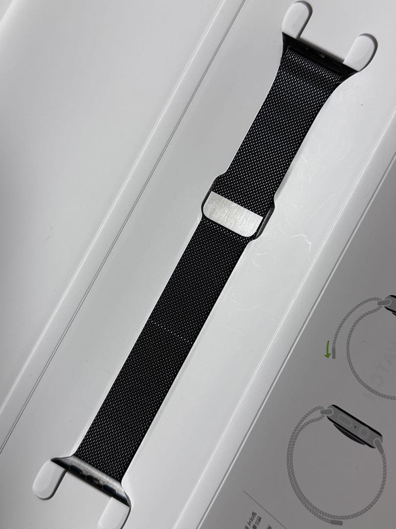 Apple Watch グラファイト ミラネーゼループ ベルト