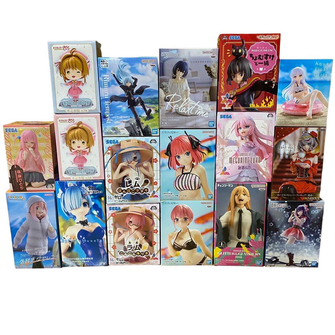 プライズ フィギュア アニメ まとめ売り 美少女 17点セット