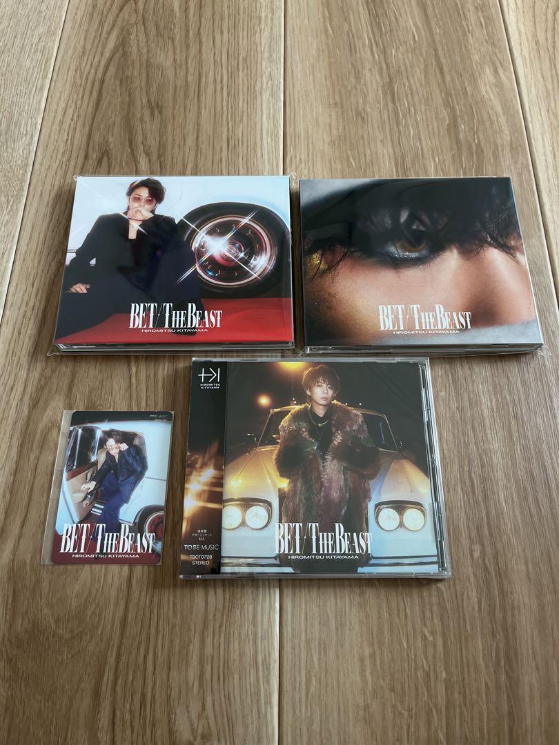 北山宏光 BET／THE BEAST 初回生産限定盤AB・通常盤 邦楽