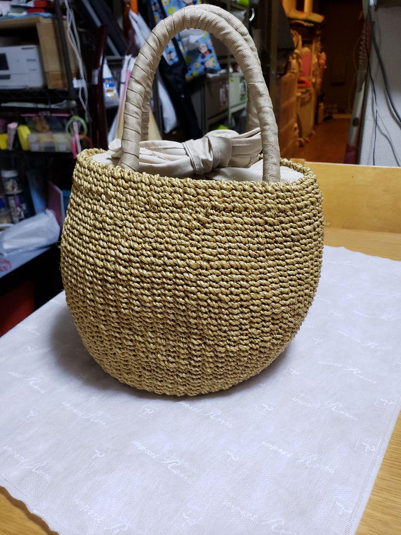 最新作大人気 値下げしました アジョリーかごバッグ新品 8W0dm-m10745946169 a-jolie 在庫正規店