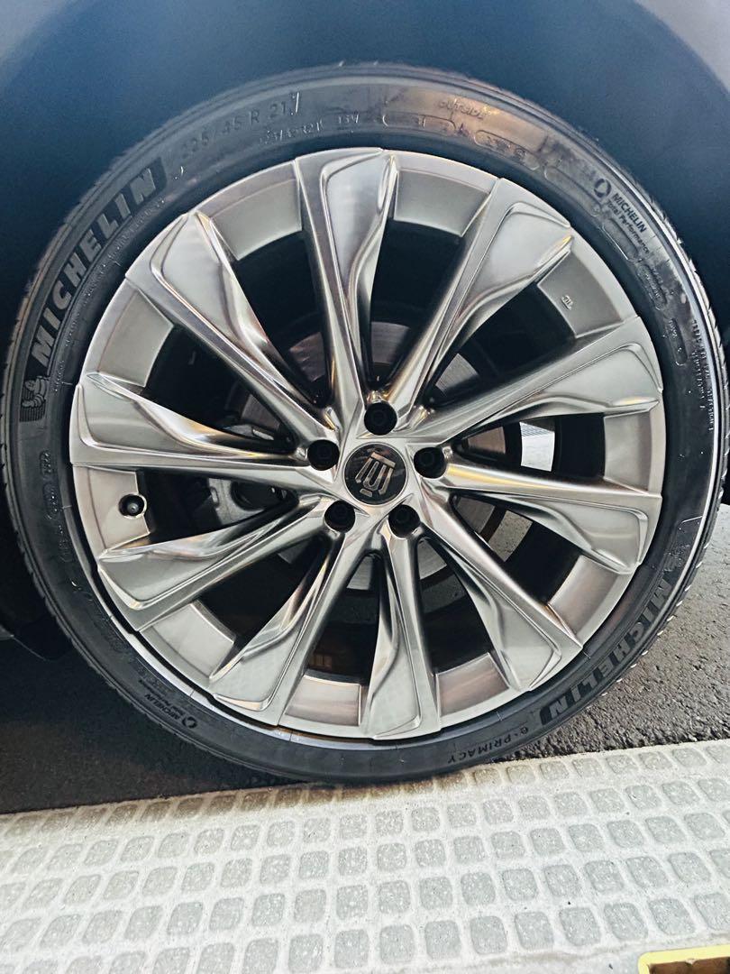 クラウン クロスオーバー 21インチ タイヤホイールセット 225/45R21
