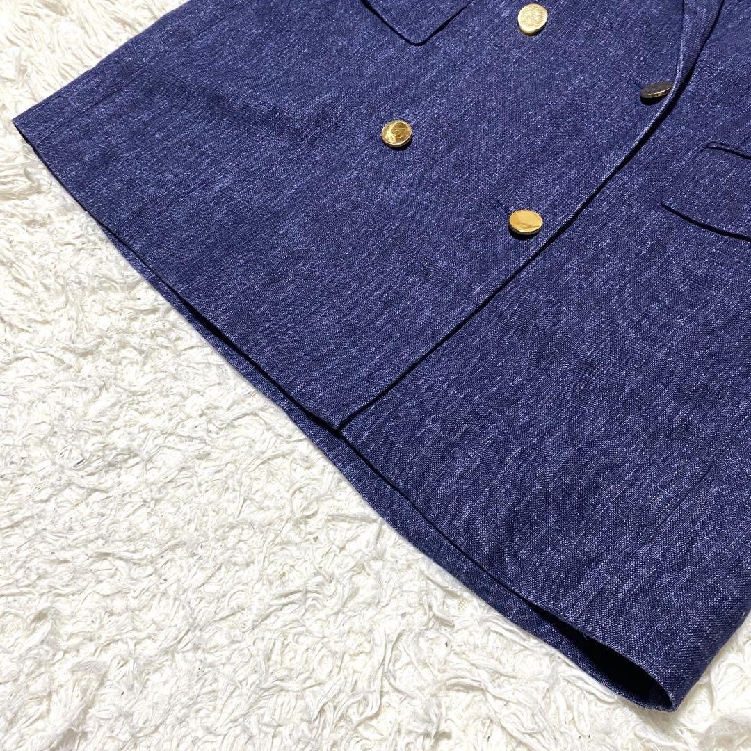 【新発売】 麻 現行 テーラード 美品✨Theory Plazza 金ボタン M W JKT ジャケット・アウター