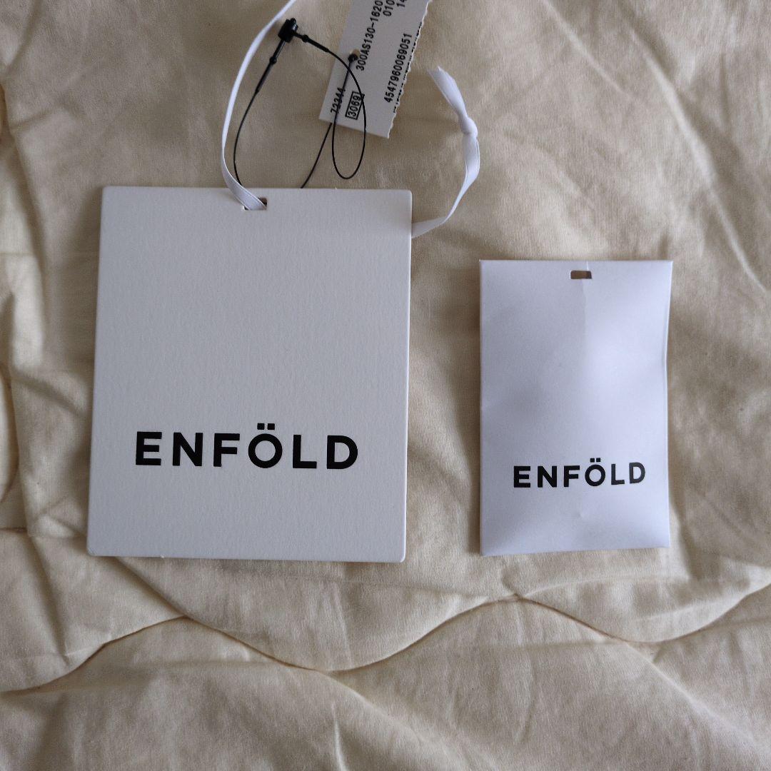 ENFOLD ダークネイビー トレンチコート 38