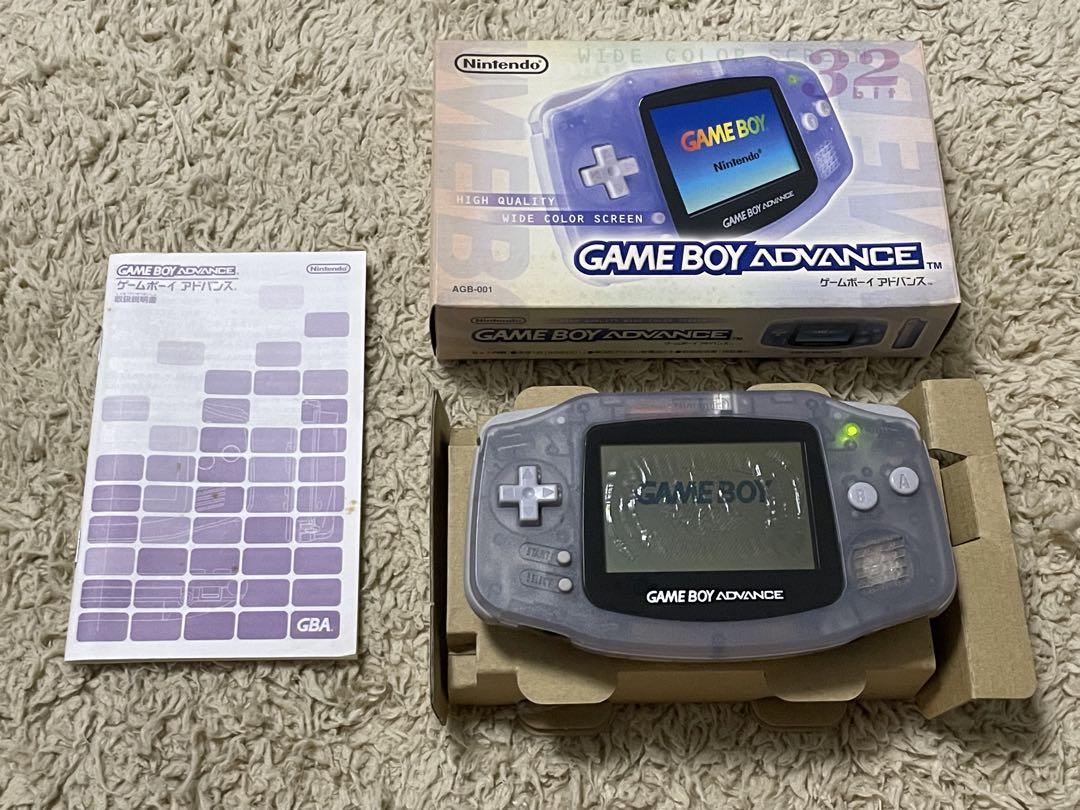 ゲームボーイアドバンス ミルキーブルー　AGB-001