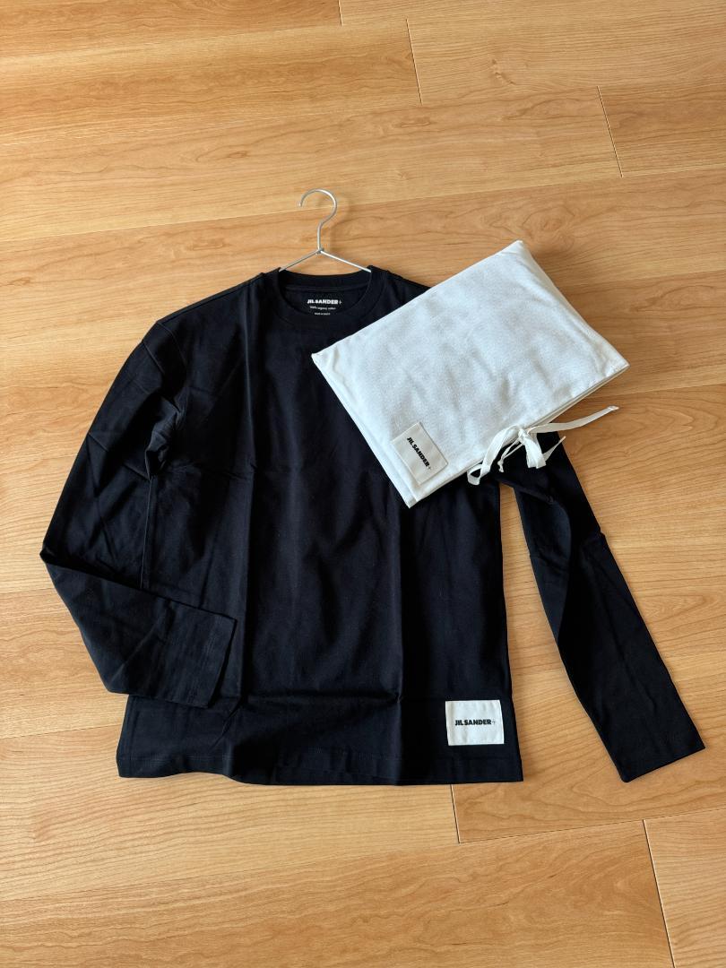 【JIL SANDER】3パックTシャツロングスリーブセット【関税込】 Jil Sander ジルサンダー メンズ3パックTシャツロングスリーブ