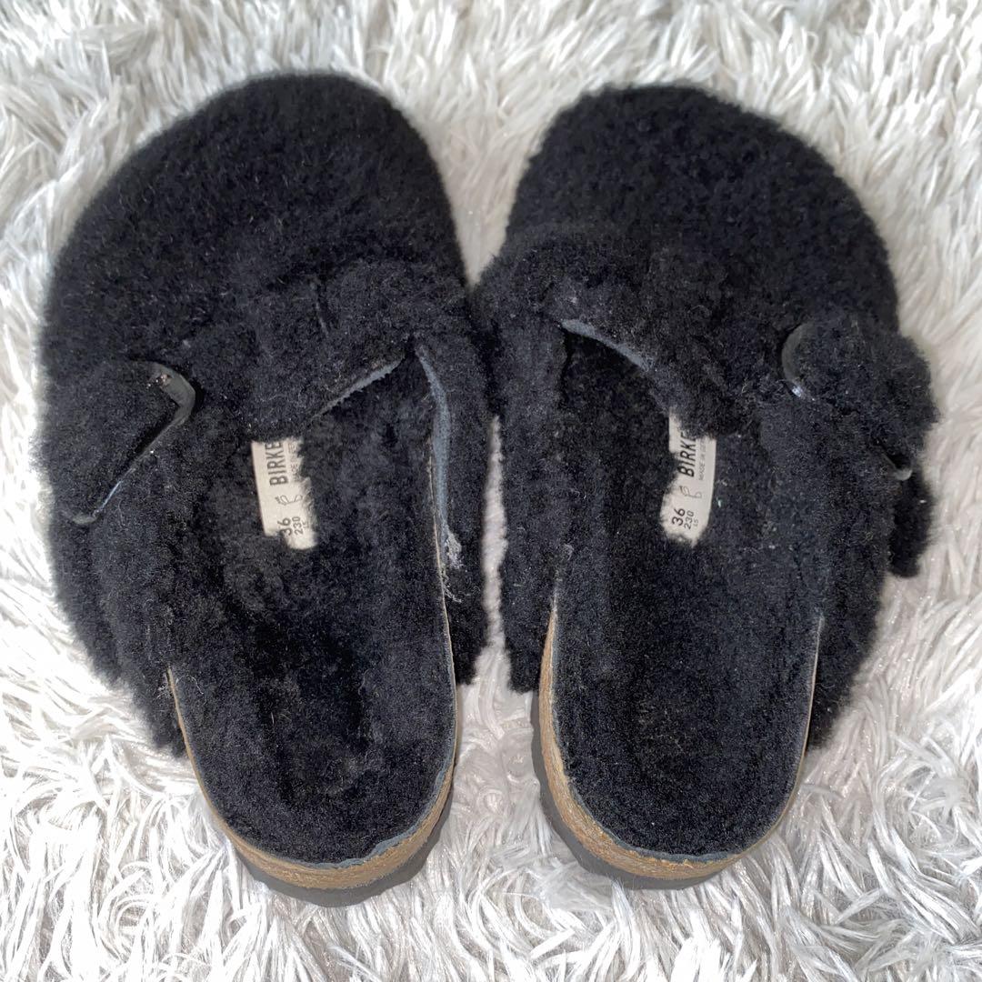 【美品】BIRKENSTOCK BOSTON BIG BUCKLE  ボア 23