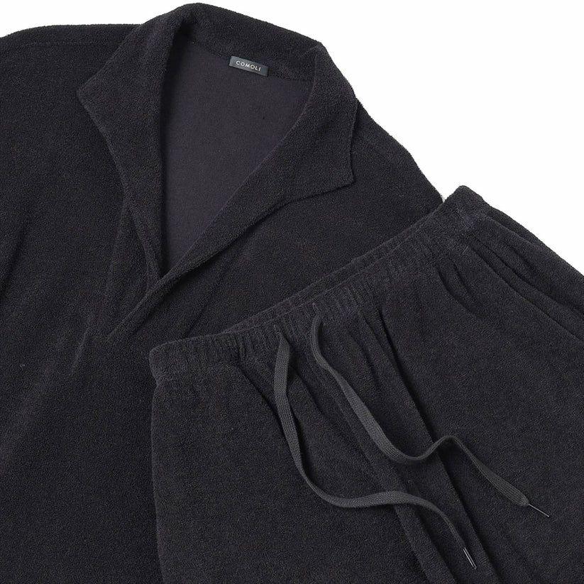 【美品】2025SS COMOLI パイル 上下セット 黒 2