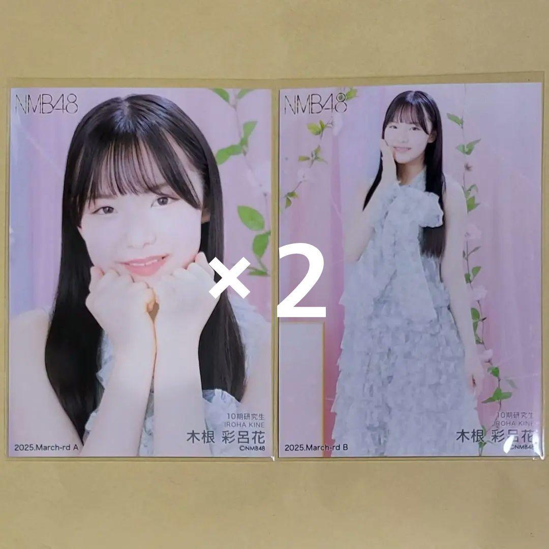 爆売り！ NMB48 2025 March ランダム生写真 木根彩呂花サイン アイドル