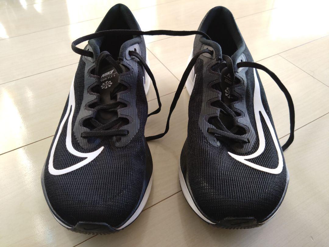 NIKE ZOOM FLY 5 ブラック ホワイト 27.0　ズームフライ5
