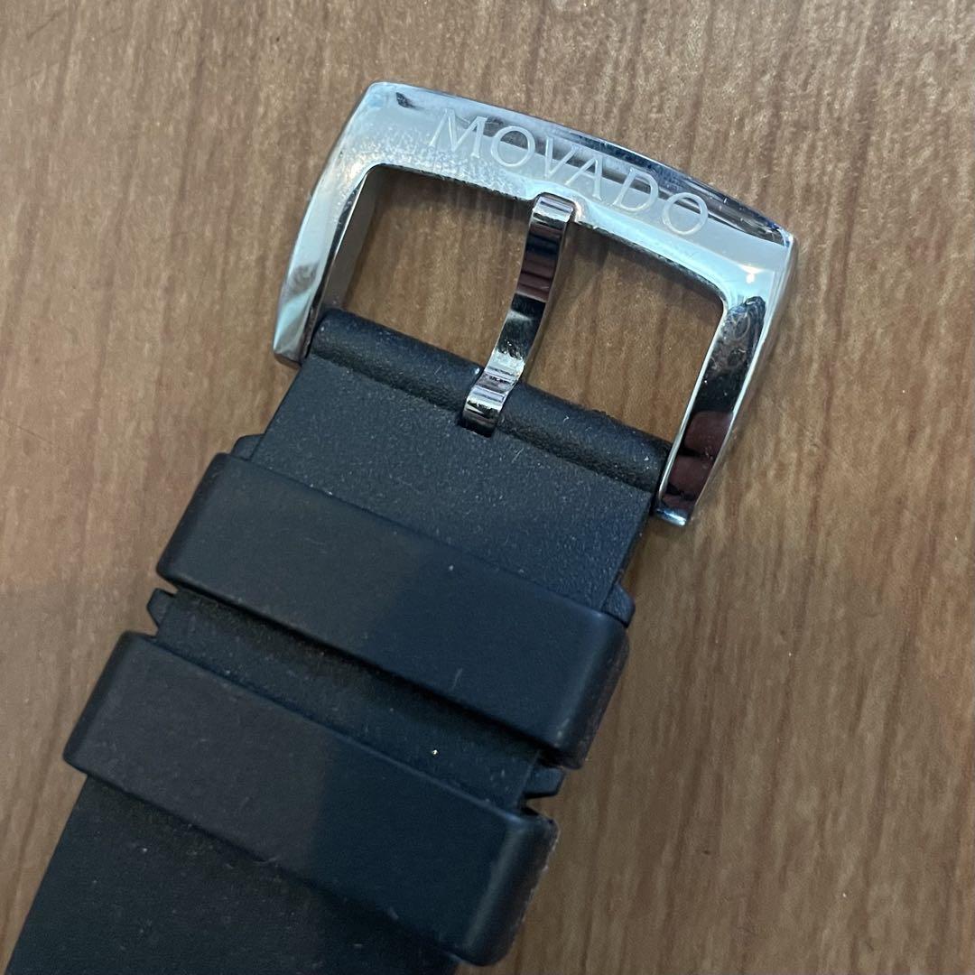 即買OK モバード MOVADO ミュージアムスポーツ ブラックラバー