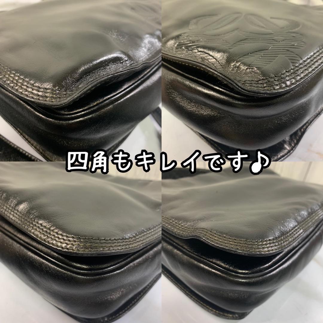 24H限定 美品 ロエベ LOEWE 巾着ショルダーバッグ レザー オールドロエベ 55 6mtV5-m10760993564 豊富な得価