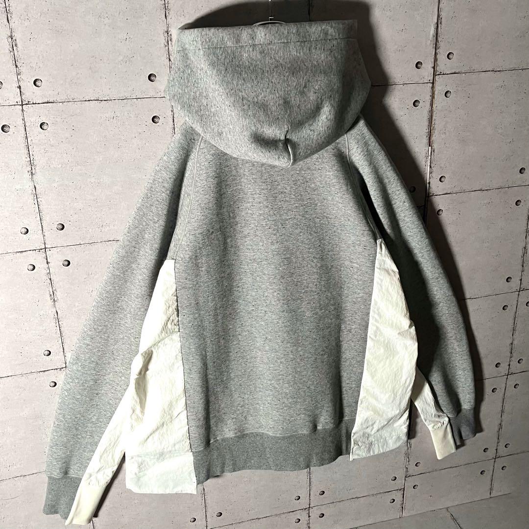 激レア】Sacai サカイ☆NIKEコラボ ドッキングパーカー希少サイズL