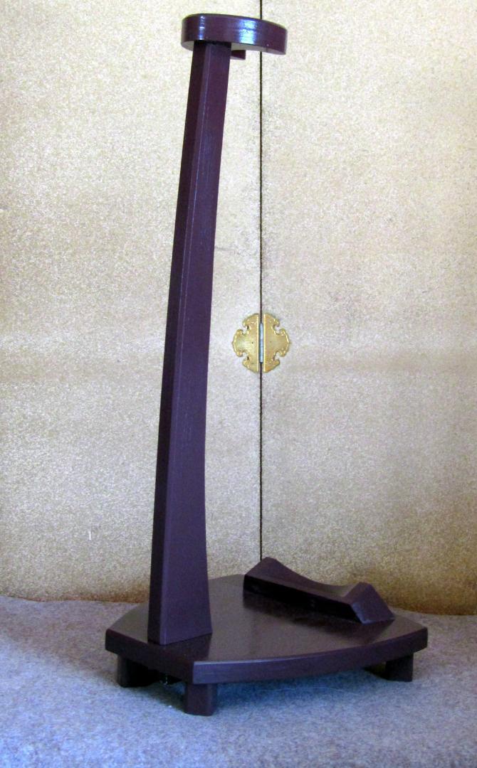 ◆ 木造薩摩琵琶設置用 琵琶架 邦楽器　弦楽器  鑑賞用　コミセン ◆