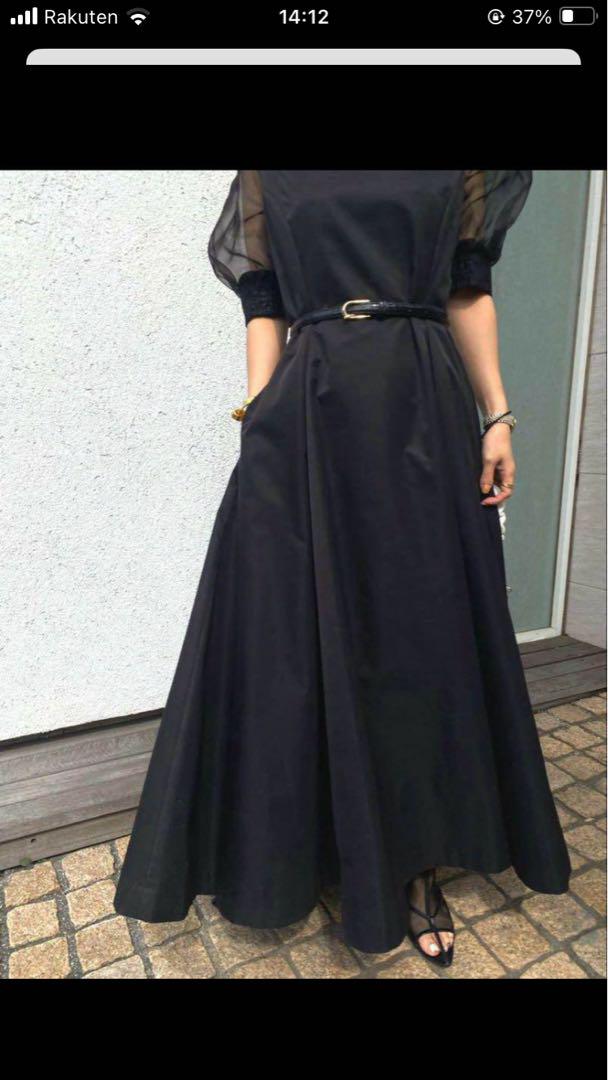 Ameri vintage シアーワンピース