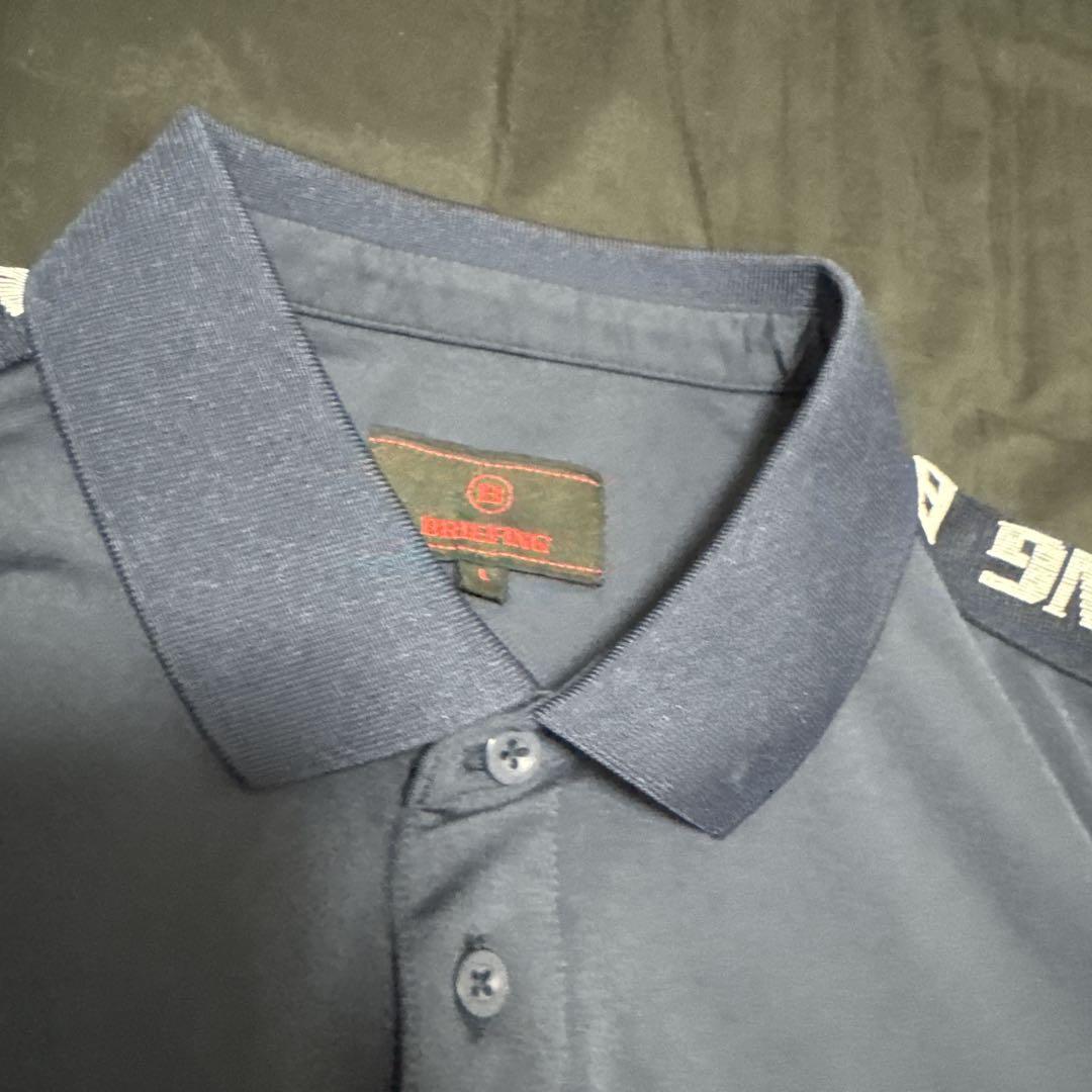 Briefing Golf ネイビー　ポロシャツ　L