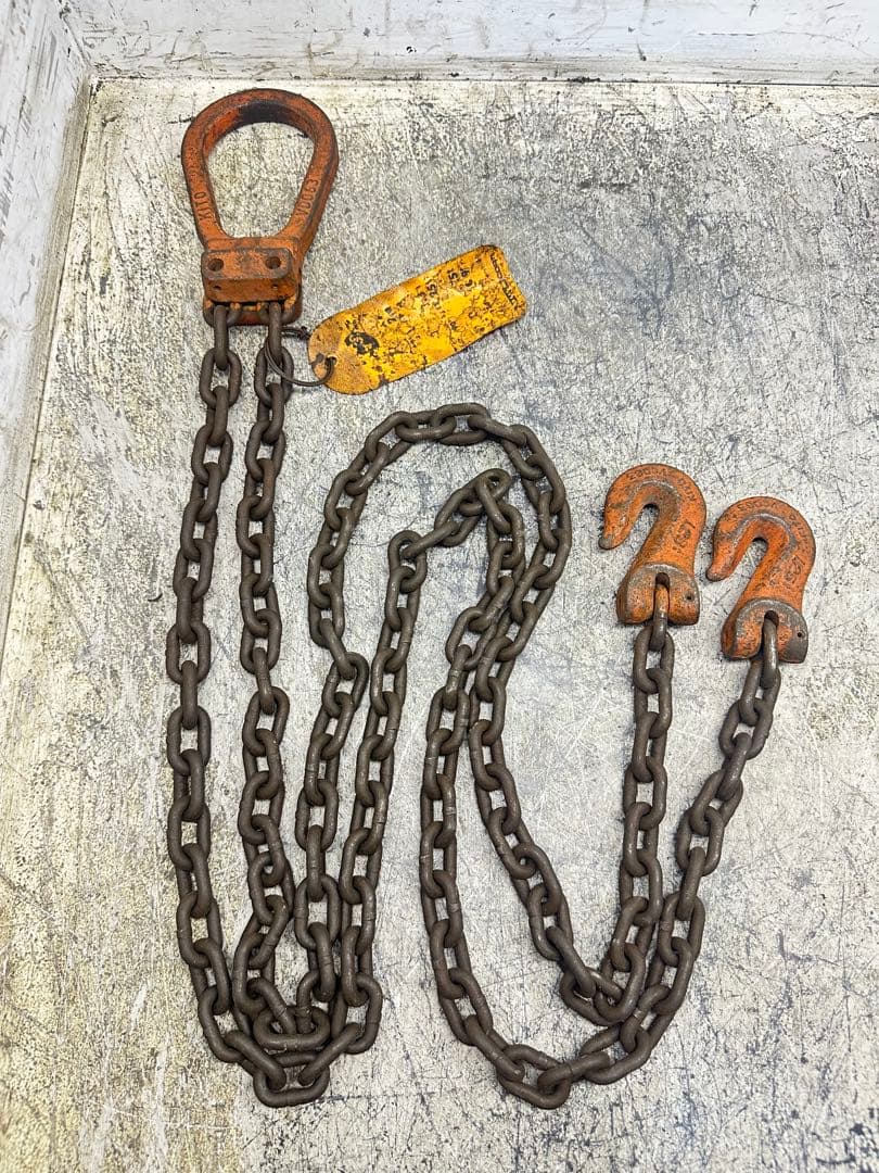 KITO チェーンスリング 吊り具 VD063 グラブフック1.25tx2