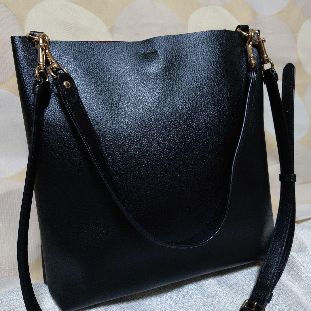 COACH コーチ ショルダーバッグ レザー ブラック モリー CA214