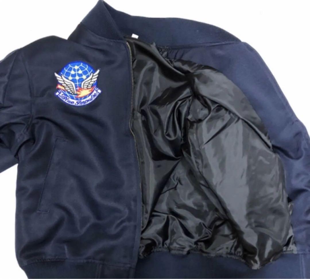 フライトジャケット 航空自衛隊 ブルーインパルス パイロット ジャンパー XXL