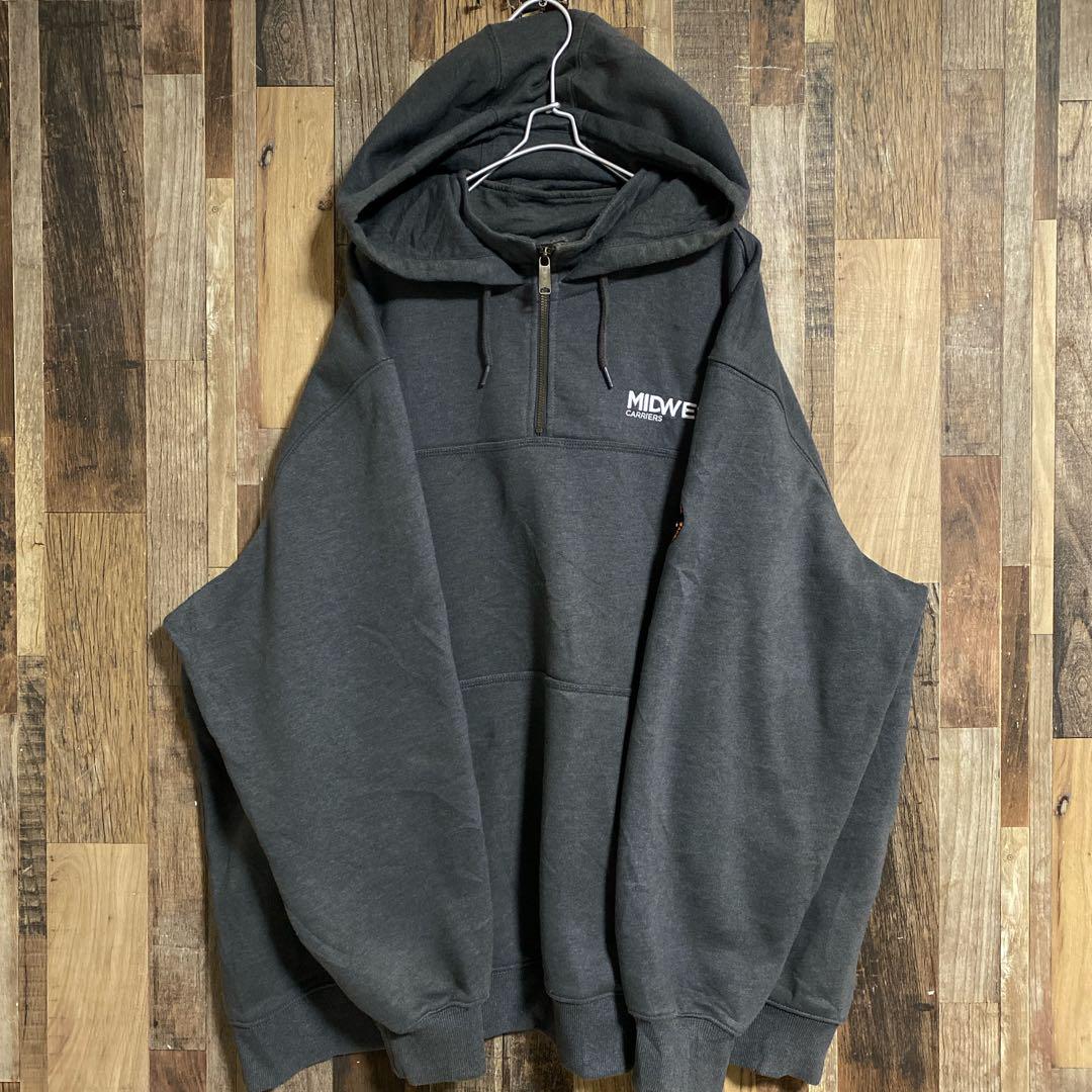 オーバーサイズ カーハート パーカー フーディ 3XL ハーフジップ 90s