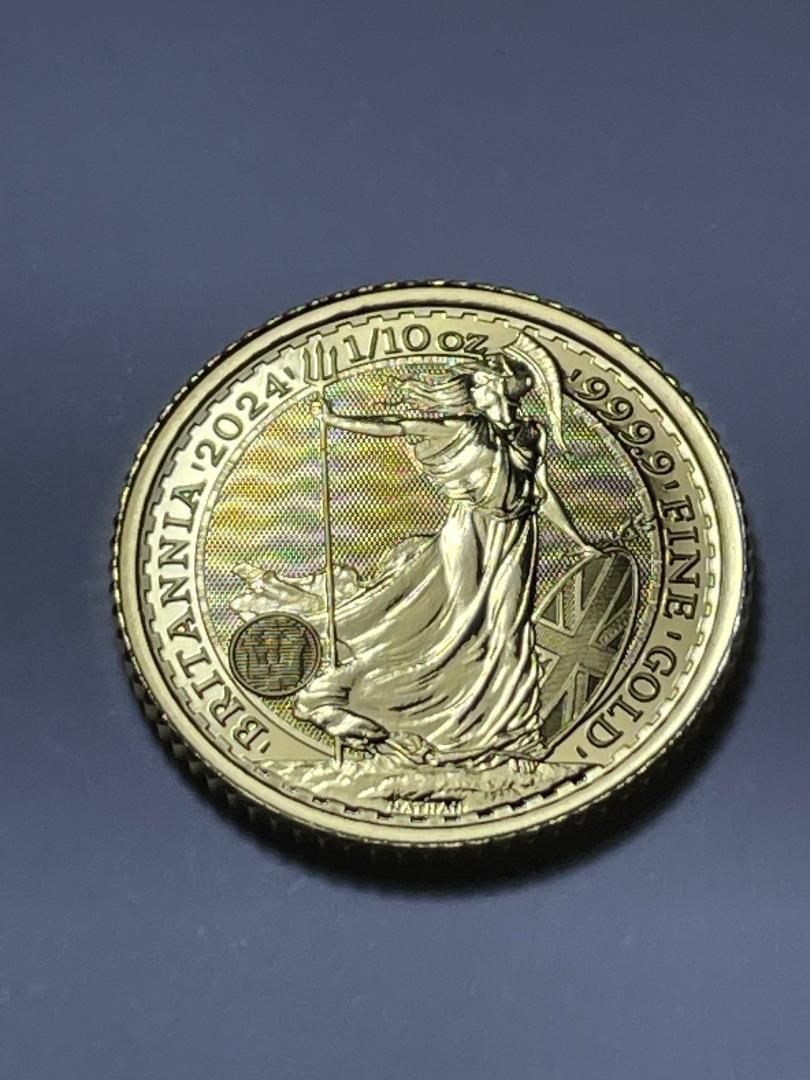 2024 1/10 オンス 英国 ブリタニア 金貨 コイン