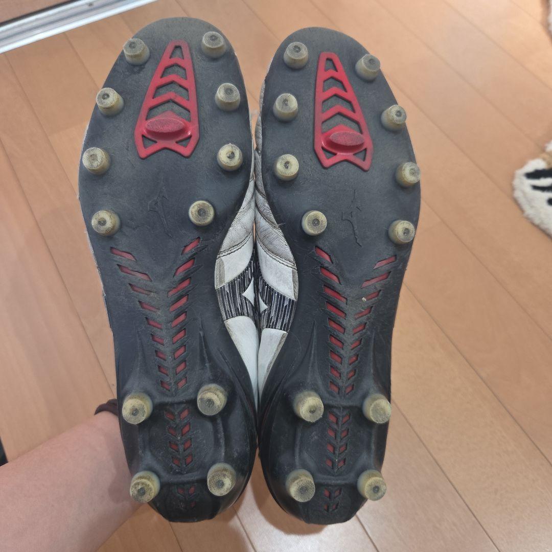 Mizuno Morelia Neo 4サッカーシューズ ホワイト/レッド