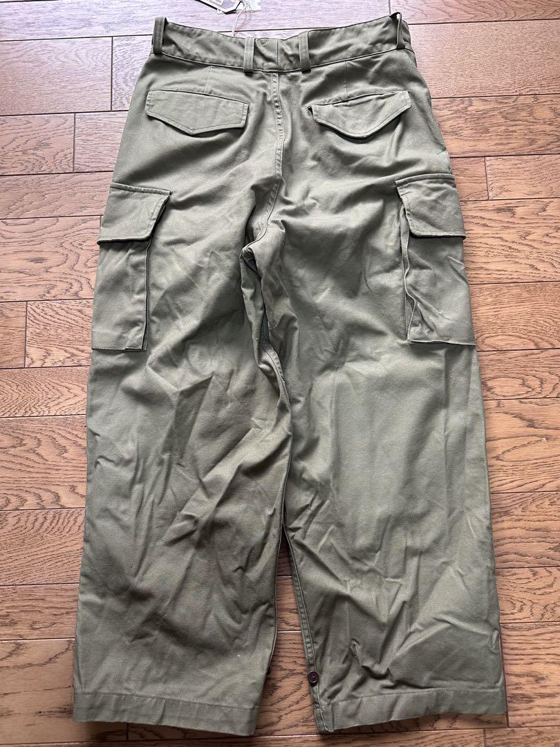美品！M-47 カーゴパンツ フランス軍 WAIPER.inc オリーブ 14