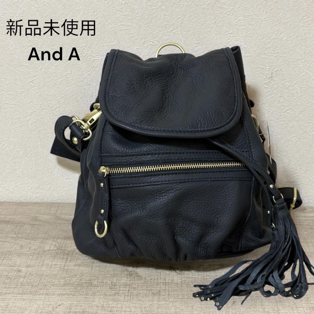 新品未使用 AndA × Beaure 3way レザー リュックサック