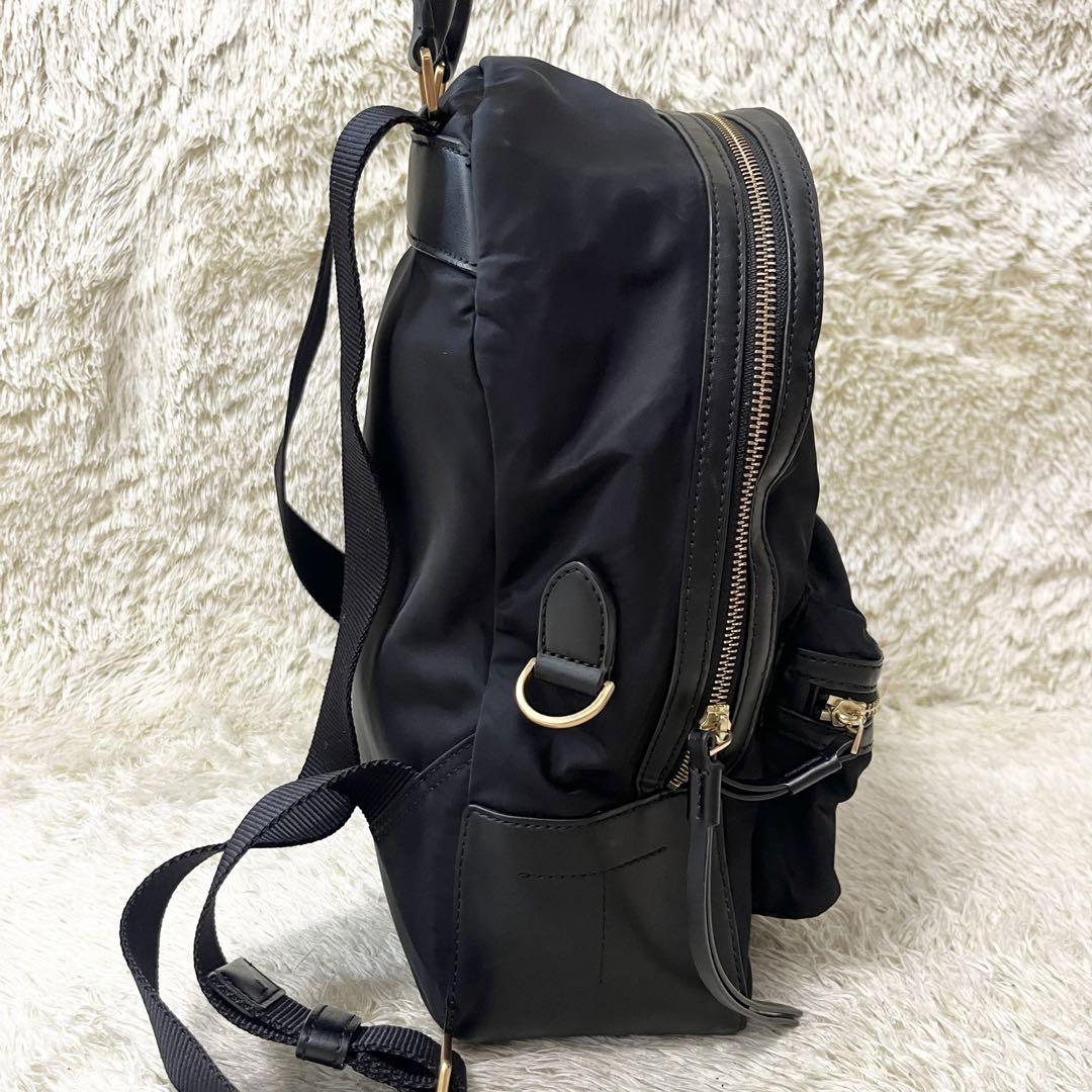 美品✨】tory burch トリーバーチ リュック ペリーナイロン 黒