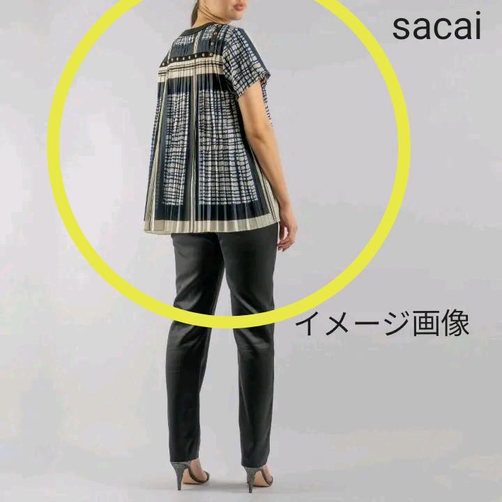 再値下タイムセール中⚠ sacai 半袖 トップス ブラウス カットソー