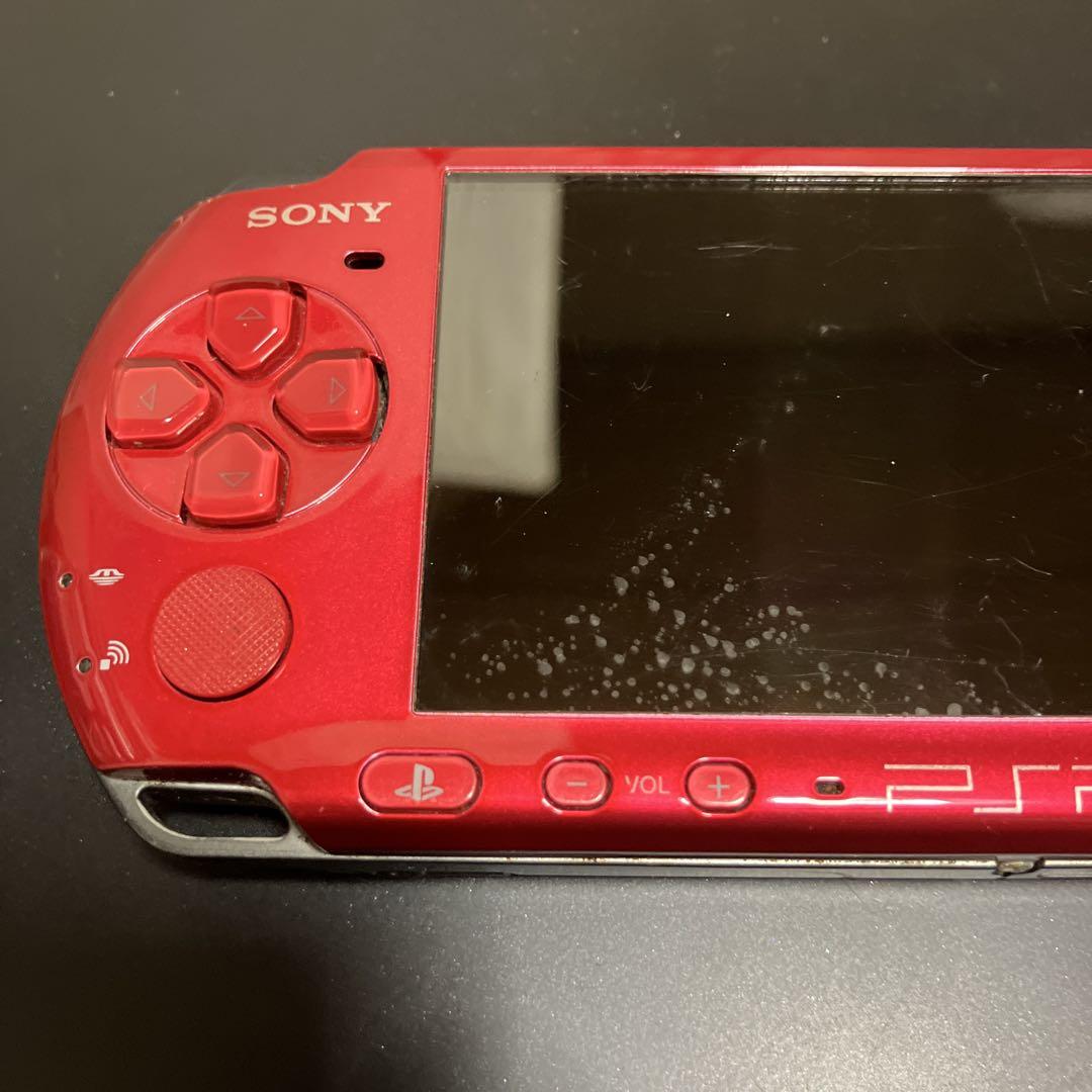 SONY PSP 3000本体 レッド　ジャンク