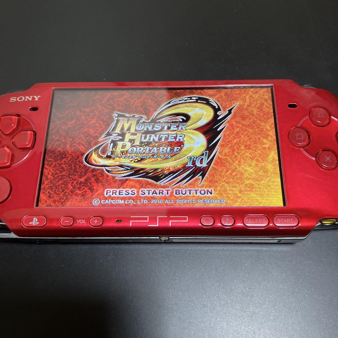 SONY PSP 3000本体 レッド　ジャンク