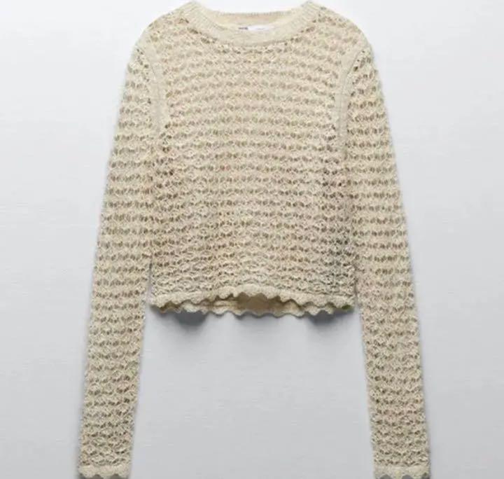 オープンニットセーター ZARA オープンニットセーター ZARA