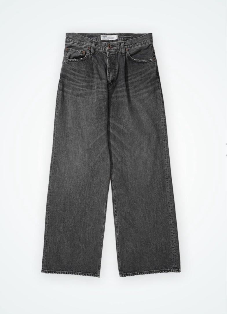 パンツ DAIRIKU Wide Vintage Denim Pants \"BLACK\"