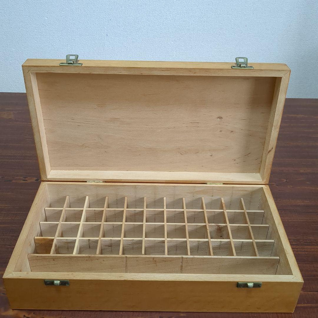 バッチフラワーレメディー　木製アロマオイル収納ボックス 楽天市場】木製携帯BOX（バッチフラワーレメディ40本収納用
