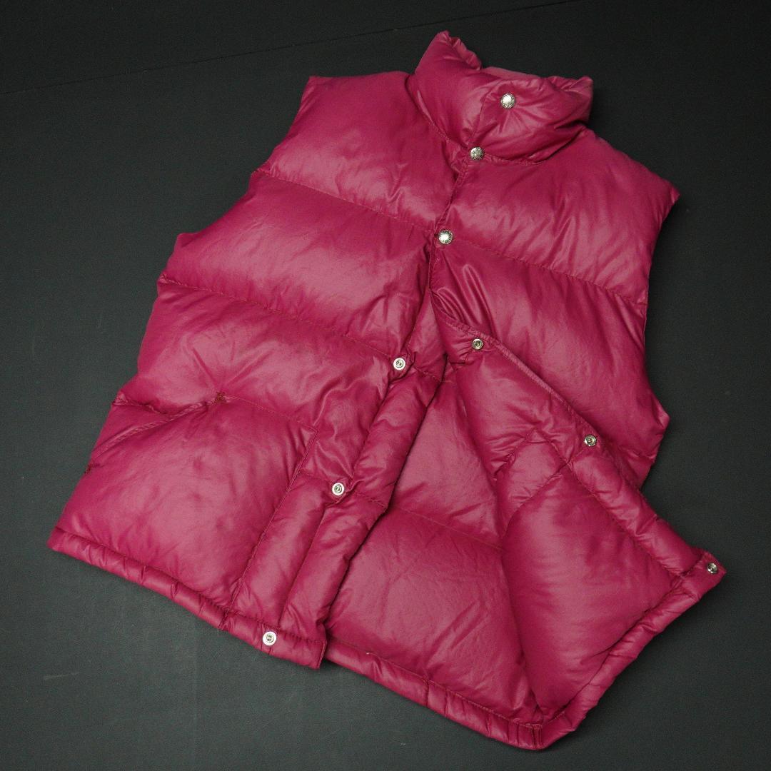 THE NORTH FACE 70s-80s ダウンベスト S ラズベリー