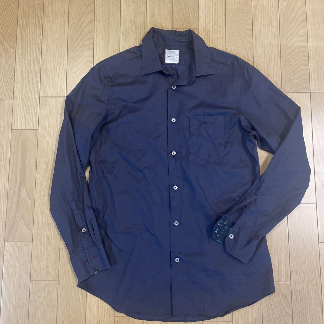 Paul Smith ネイビー 長袖シャツ M