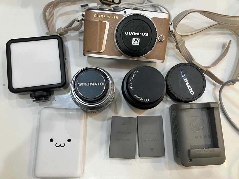 ✨再値下げ✨OLYMPUS PEN E-PL9 ブラウン 本体と付属品