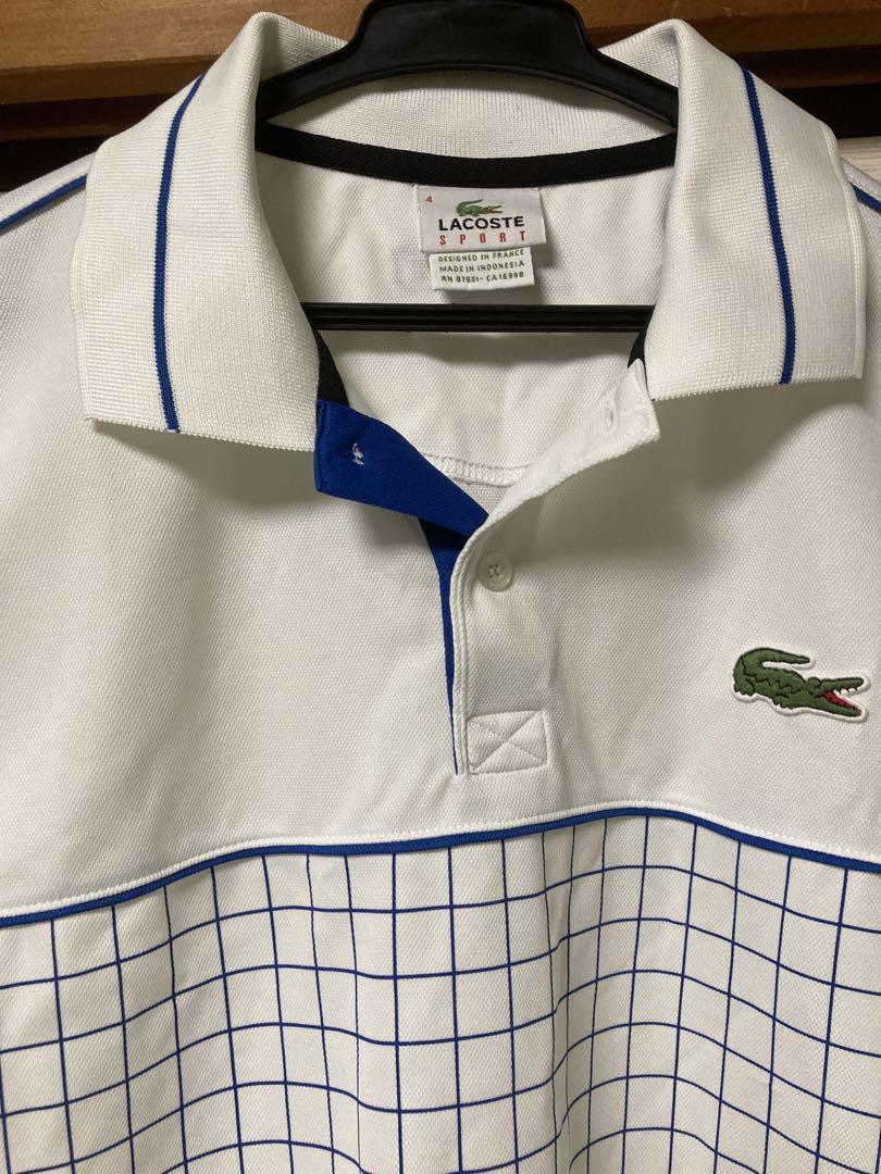 ラコステ　LACOSTE  テニスウェア　ポロシャツ　Lサイズ　4  ロディック