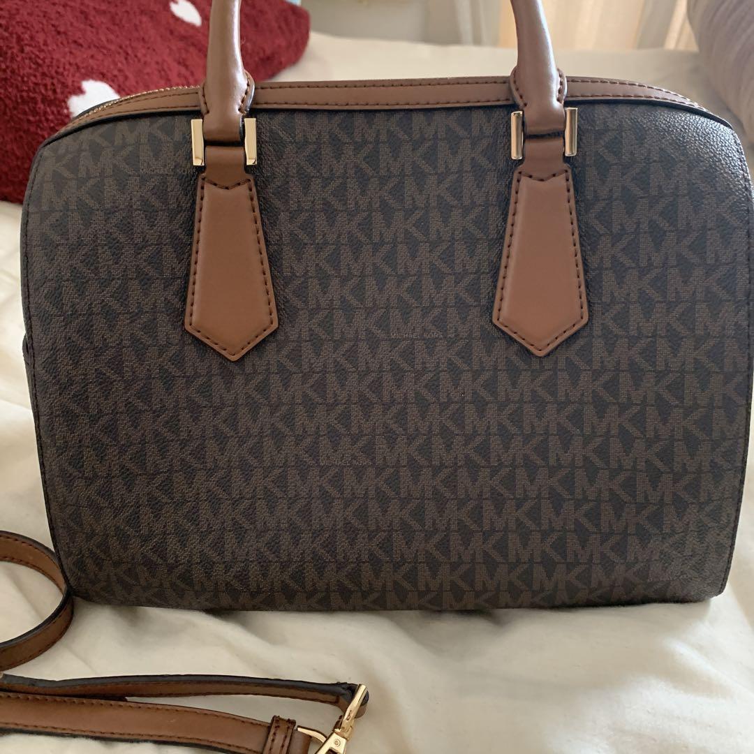 マイケルコース ミニボストンバッグ ブラウン Michael Kors 【中古】