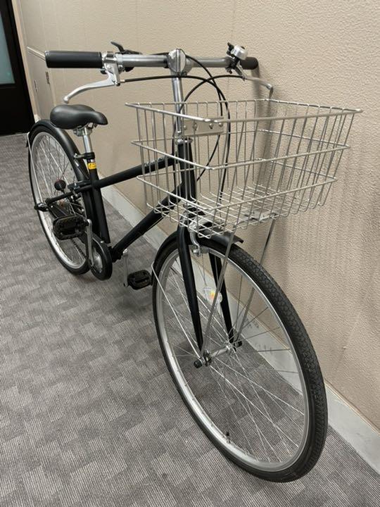 無印良品 26インチ 3段変速自転車 グレー
