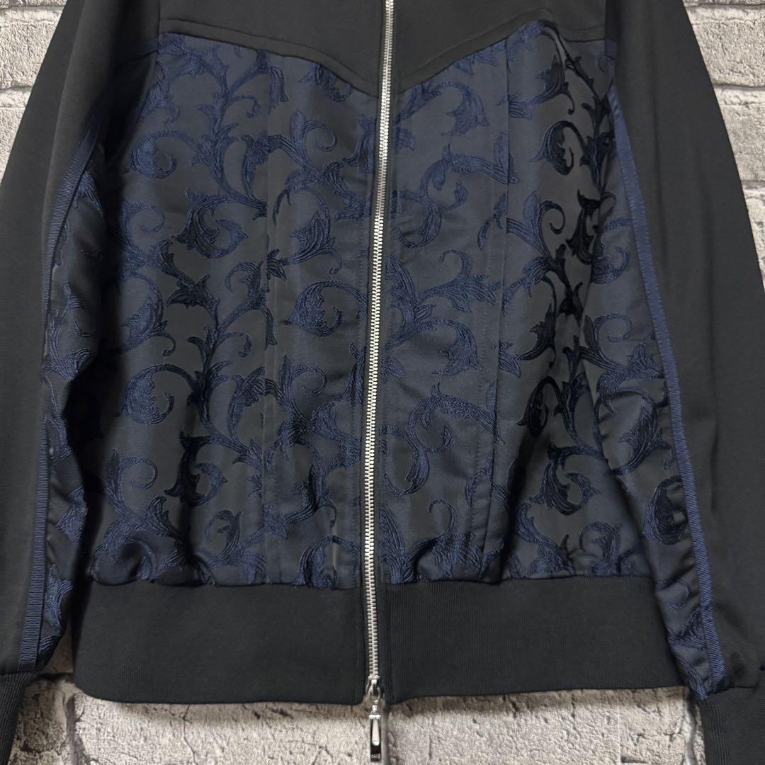 【美品】HARE　イソザイキリカエジャージトップス　ネイビー