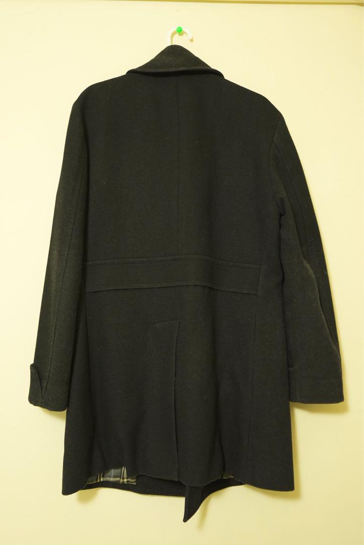 BURBERRY BLACK LABEL ウールピーコート Ｍ
