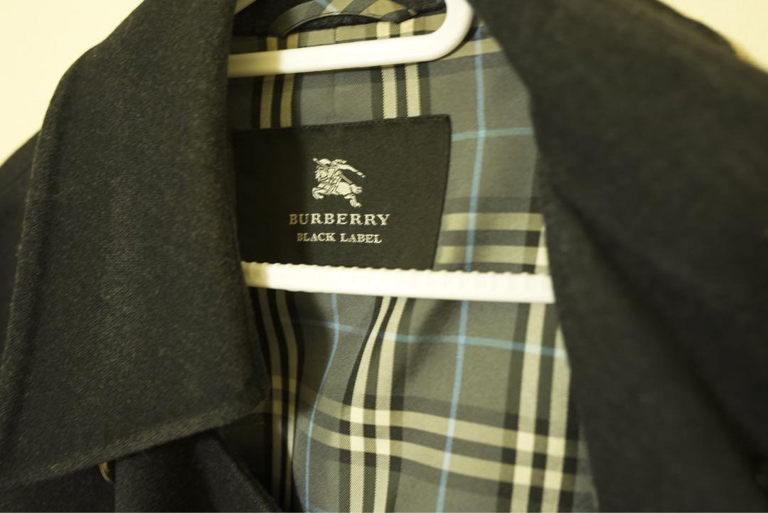 BURBERRY BLACK LABEL ウールピーコート Ｍ