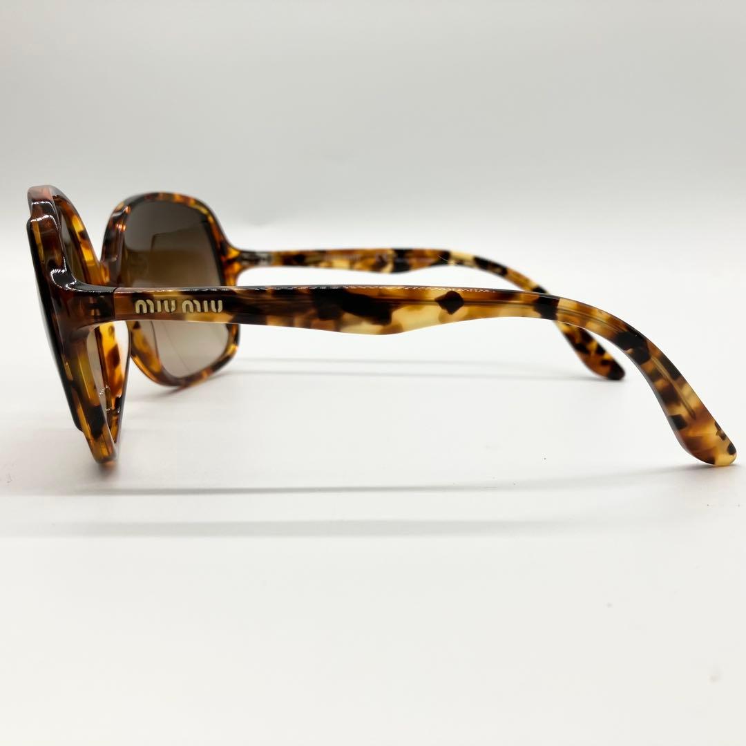 未使用✨ミュウミュウ　サングラス　べっこう柄　ブラウン　ケース付き