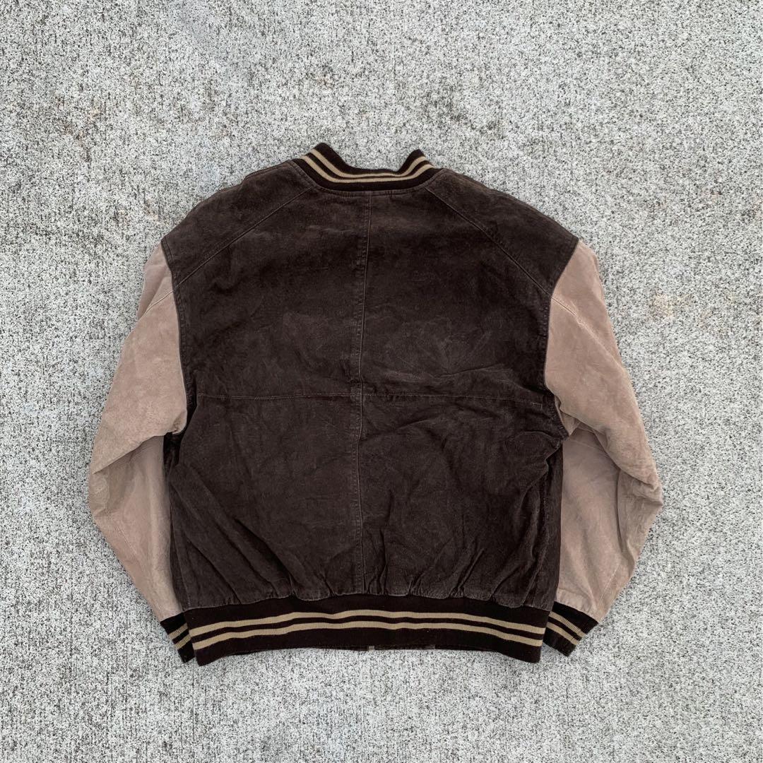 ジャケット・アウター 90s ma-1 leather jacket vintage stussy